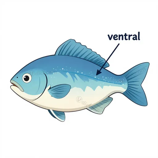 ventrally