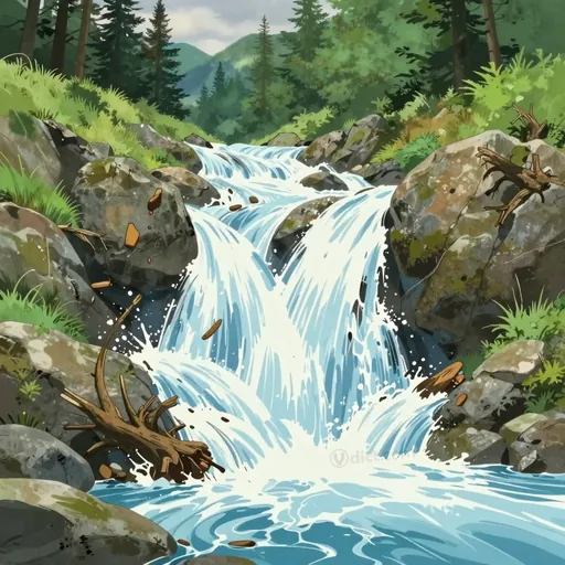 violent stream