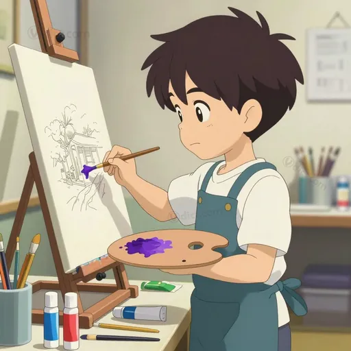 violet-coloured