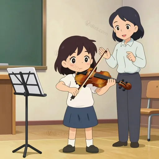 violin lesson