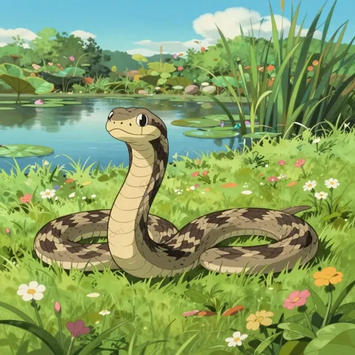 viperine grass snake