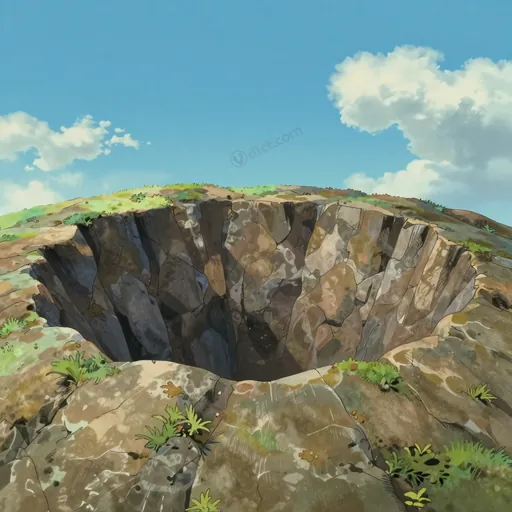 volcanic crater