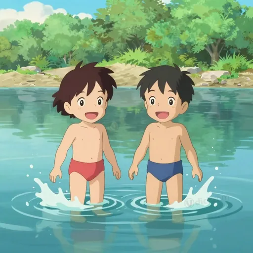 waist-deep