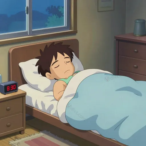 waking up