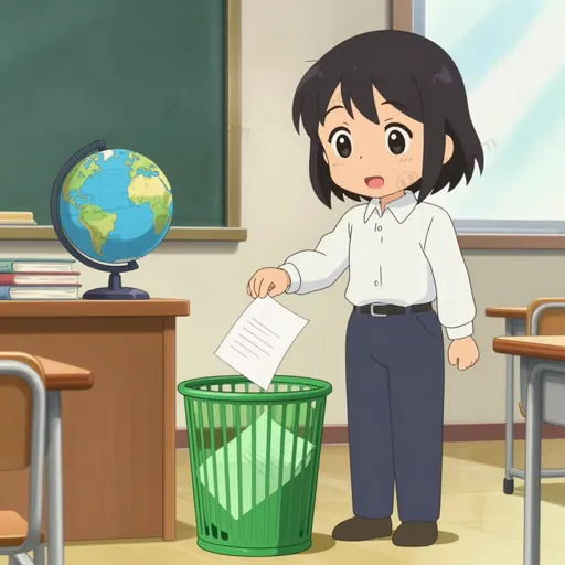 waste-paper basket