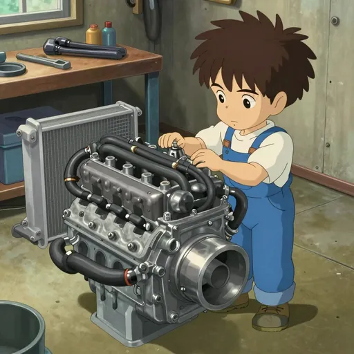 water-cooled