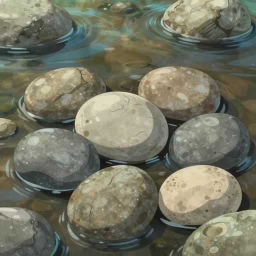 water-worn