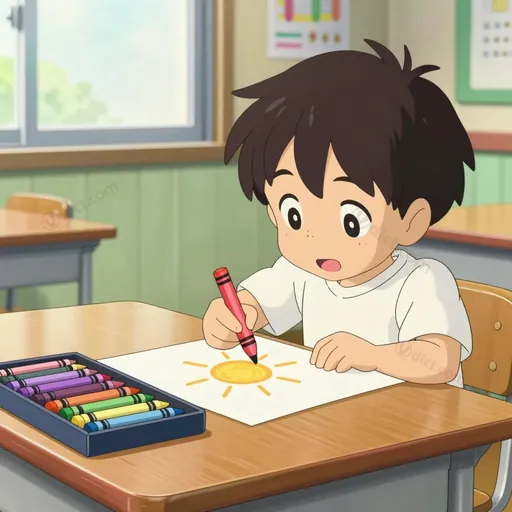 wax crayon