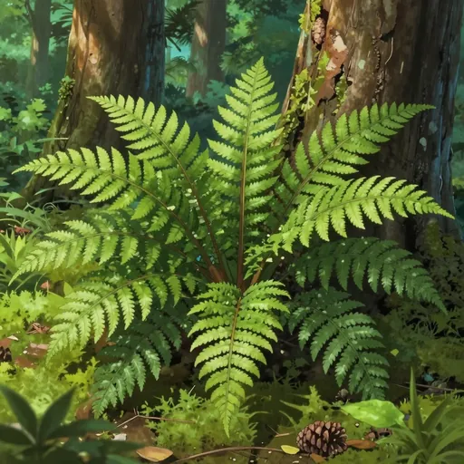 western holly fern