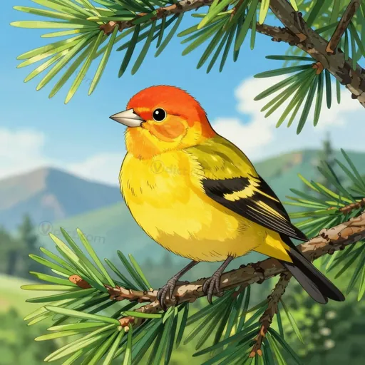 western tanager