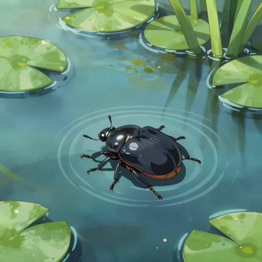 whirligig beetle