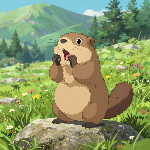 whistling marmot