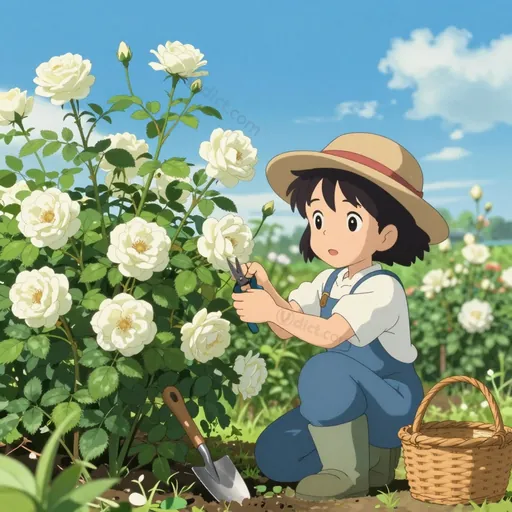 white-flowered