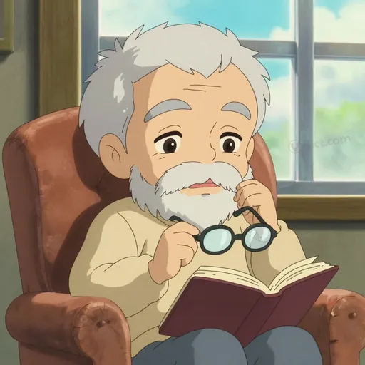 white-haired