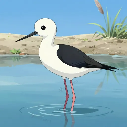white-headed stilt