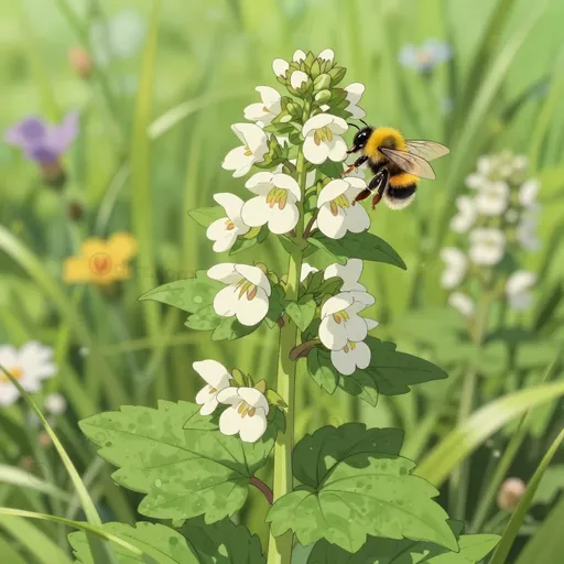 white dead nettle