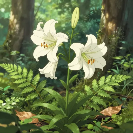 white fairy lantern