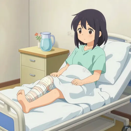 white leg