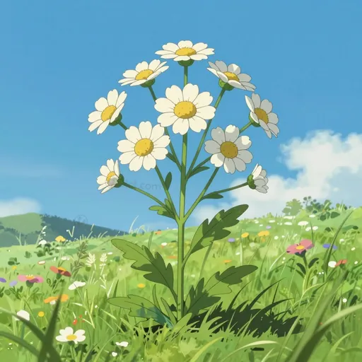 white prairie aster