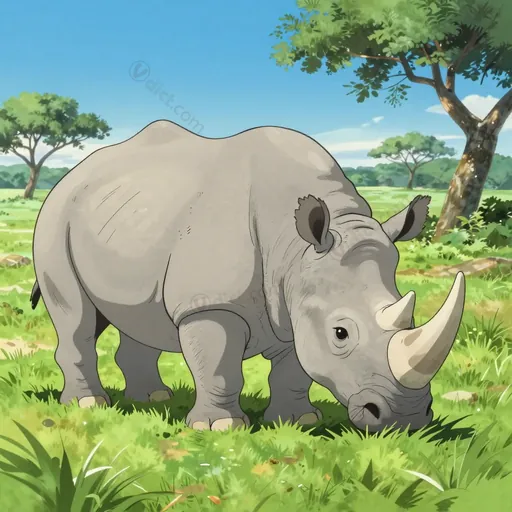 white rhinoceros
