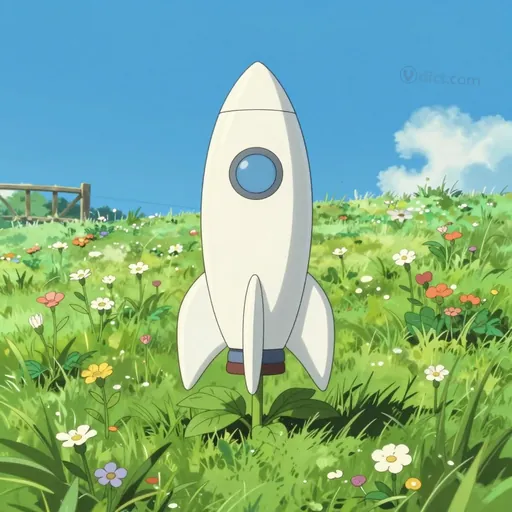 white rocket