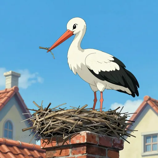 white stork