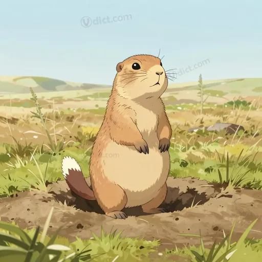 whitetail prairie dog