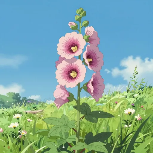 wild hollyhock