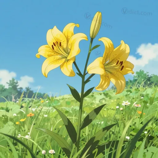 wild yellow lily