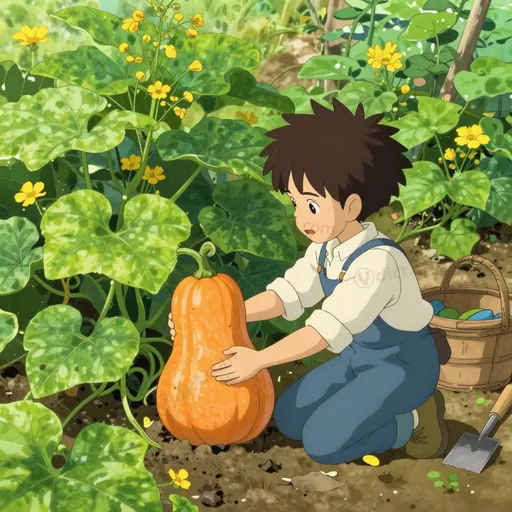 winter squash plant