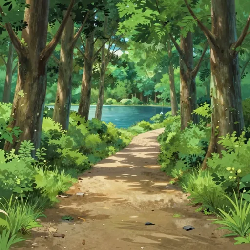 wooded