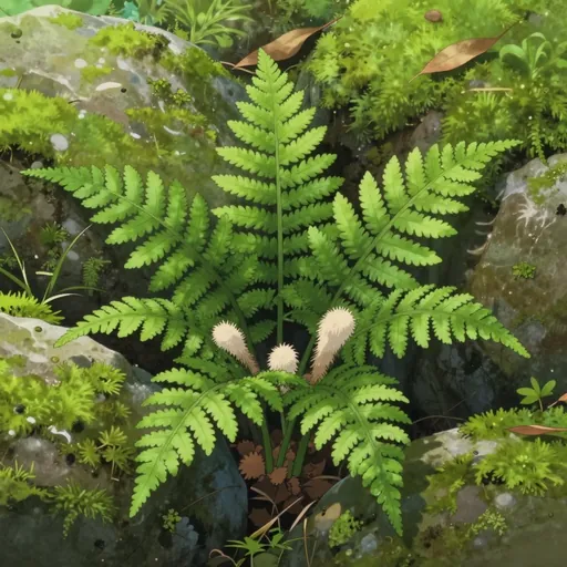 wooly lip fern