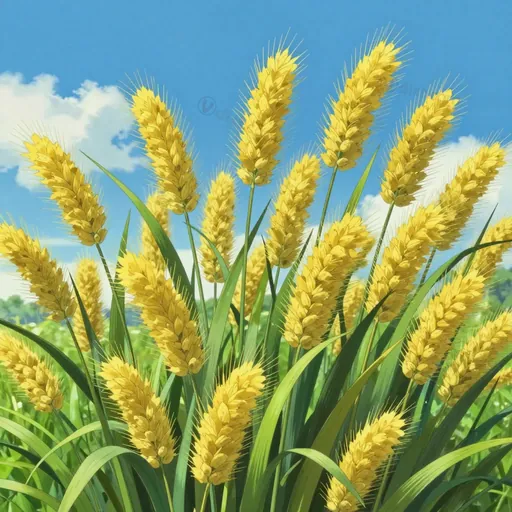 yellow bristlegrass