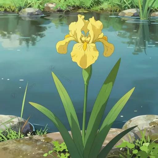 yellow iris