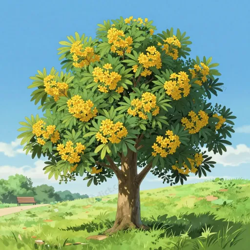 yellow jacaranda