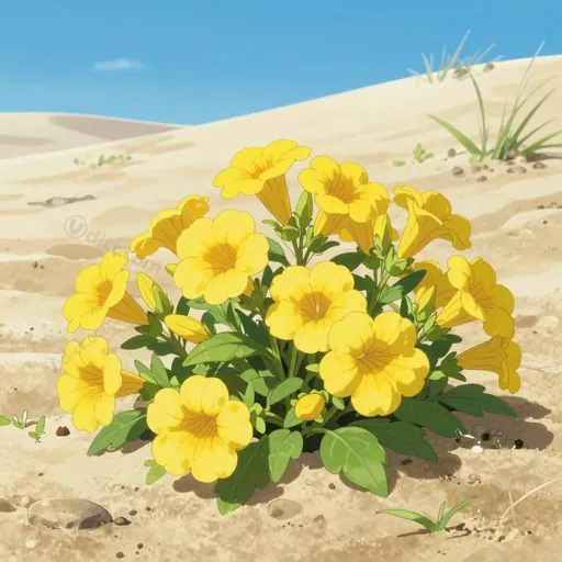 yellow sand verbena