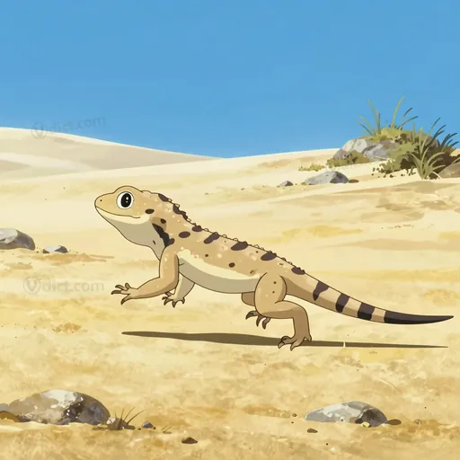 zebra-tailed lizard