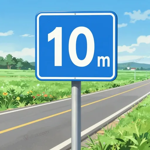 km