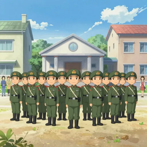 militairement
