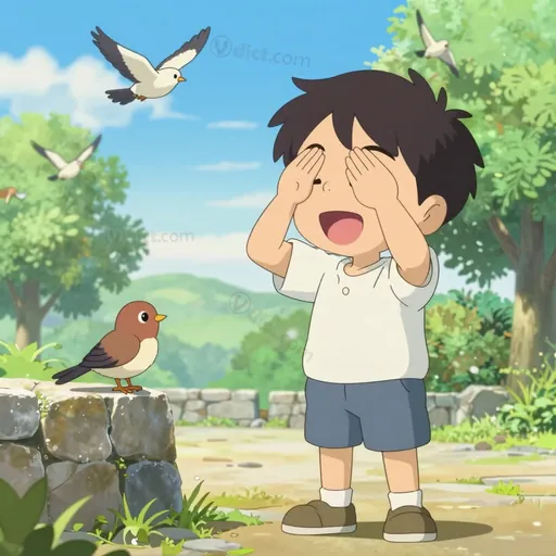 bưng mắt bắt chim