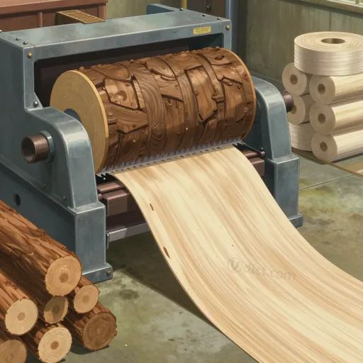 máy bóc gỗ